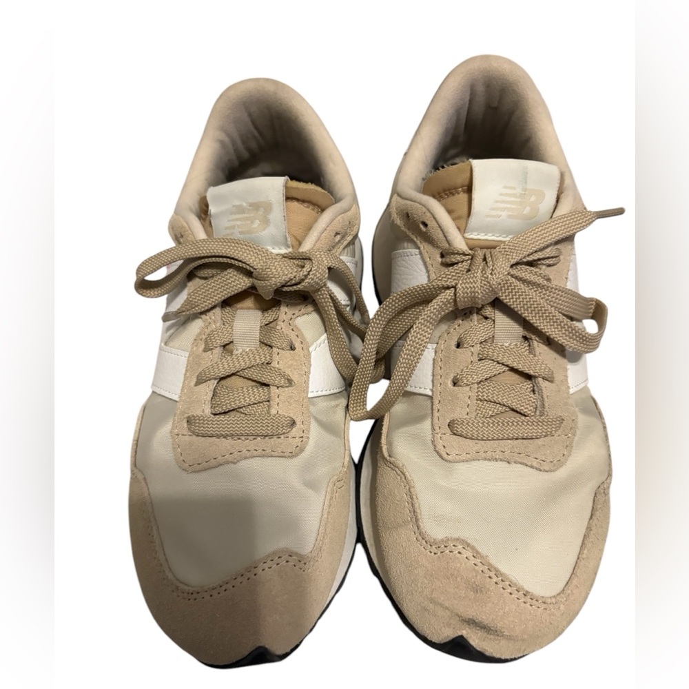 New Balance 237 Beige and White Sneakers size 7.5